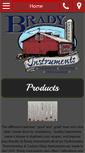 Mobile Screenshot of bradyinstruments.com